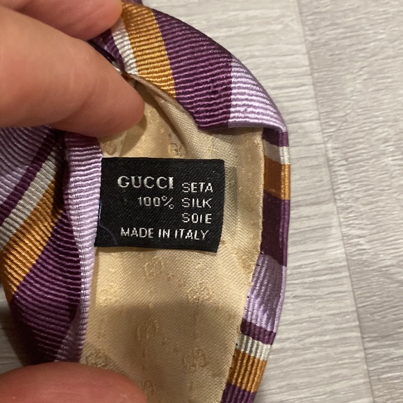 Gucci Striped Silk Tie - Picture 5 of 5